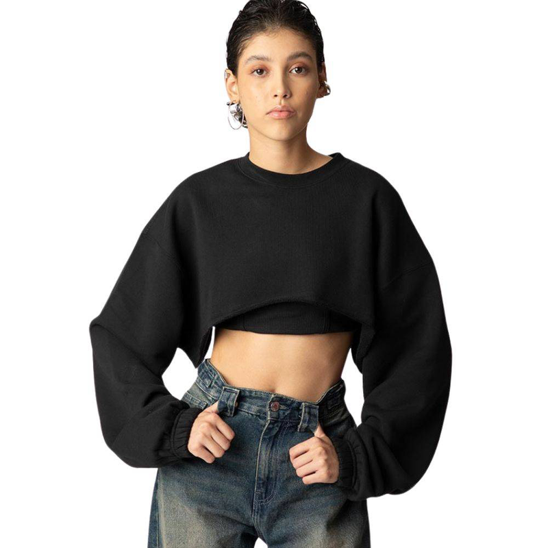 Nike sportswear dance oversized french terry shrug-null