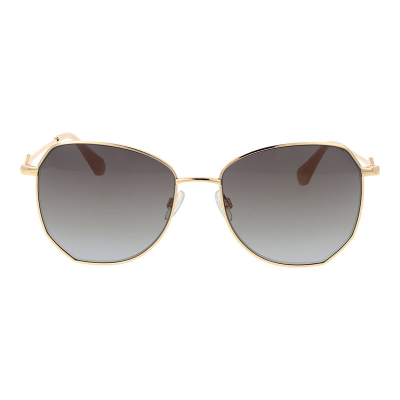 Gold metal sunglasses-null