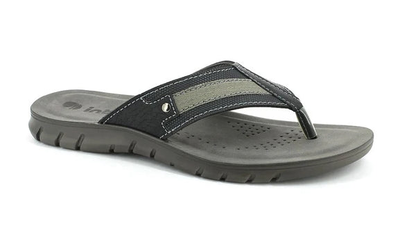 Fo000028 - inblu men slipper summer, Black, medium