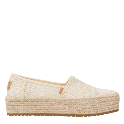 Toms γυναικεία εσπαντρίγια, Beige Δαντελα, medium