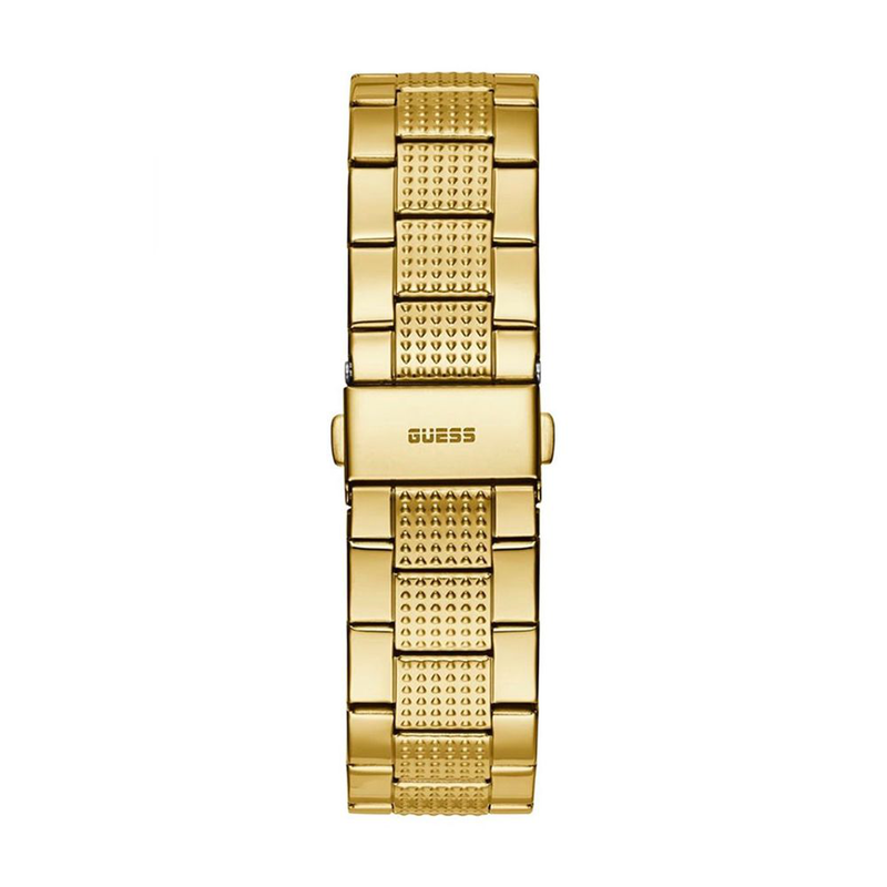Gold stainless steel digital watch-null
