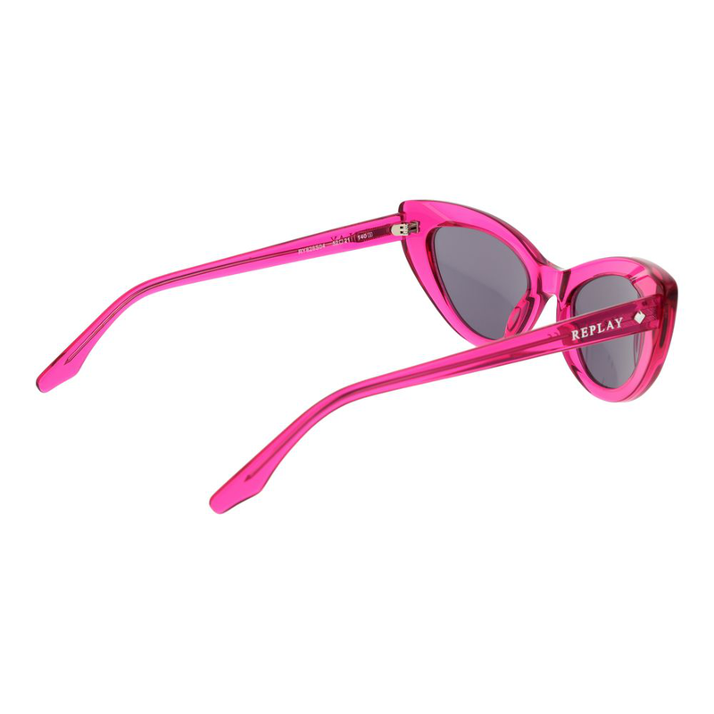 Pink plastic sunglasses-null