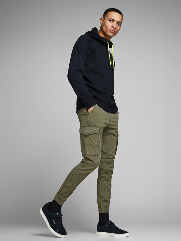 Jjipaul pants - olive night-null