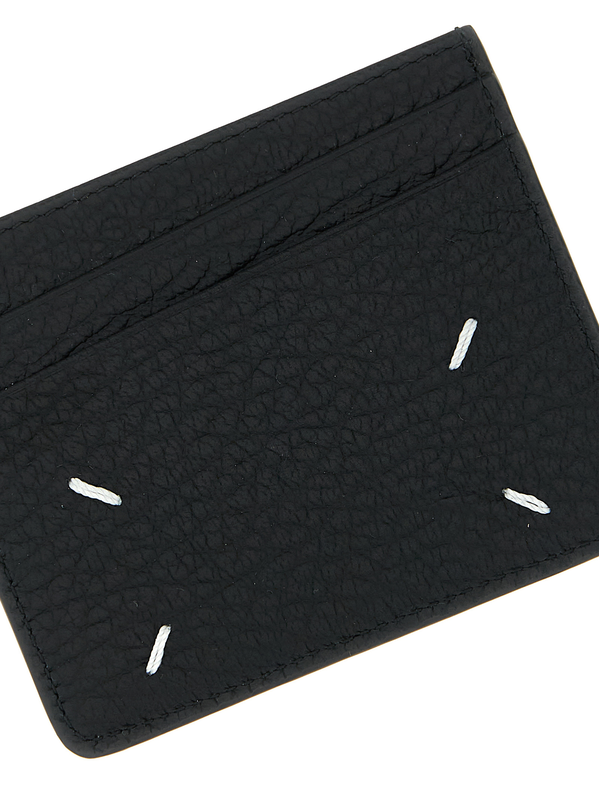 Black calfskin cardholder-null