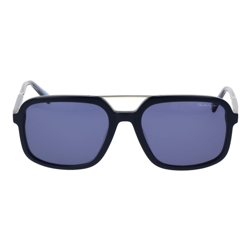 Blue plastic sunglasses-null