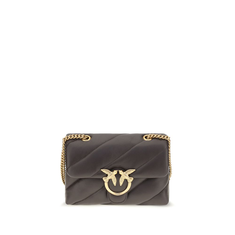 Brown calf leather bos taurus shoulder bag-null