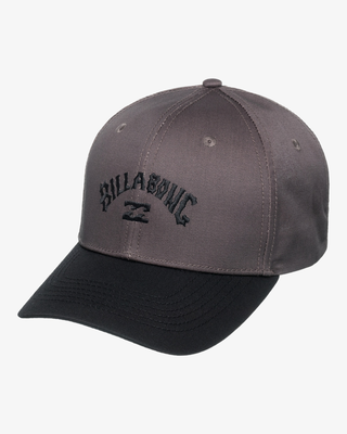 Billabong mens headwear arch snapback, Char, medium