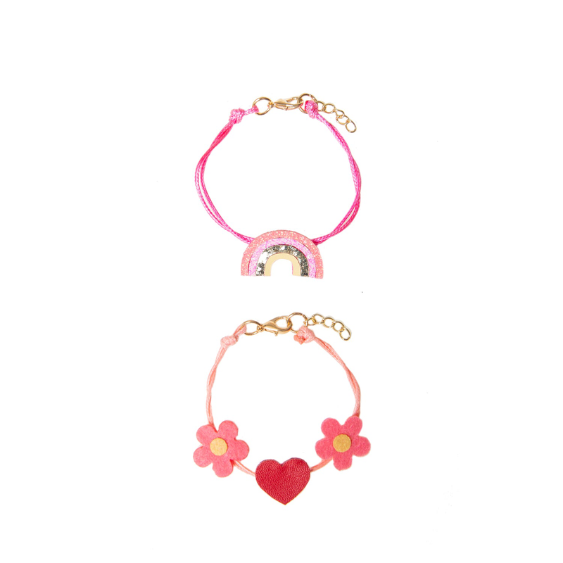 Hippy rainbow bracelet set image number null