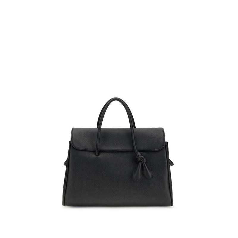 Black calf leather bos taurus handbag-null