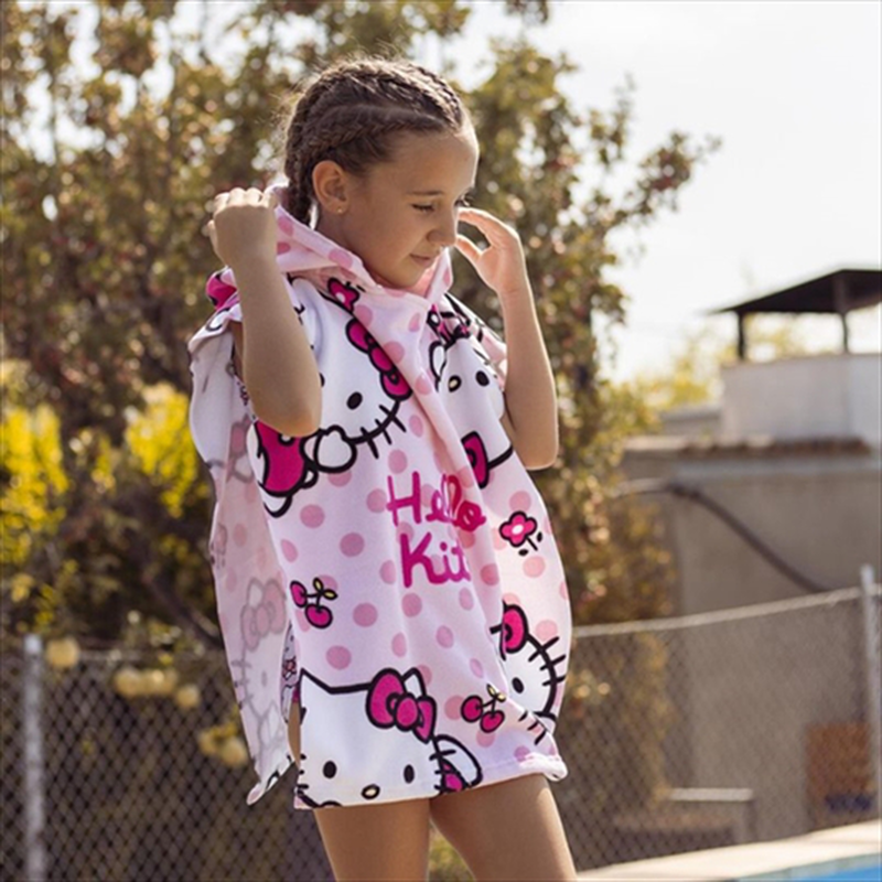 Hello kitty polyester poncho 2200010391-null