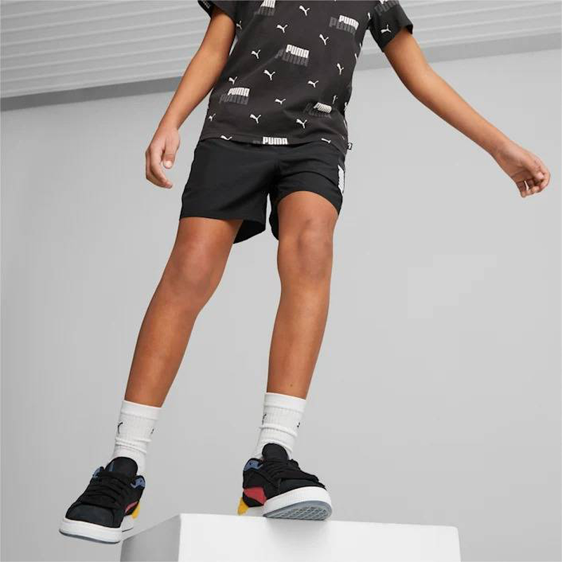 Ess+ logolab woven boys short-null