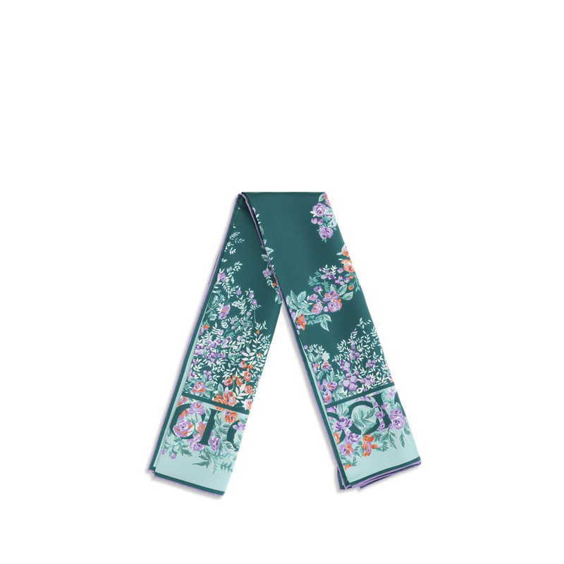 Multicolor silk scarf-null