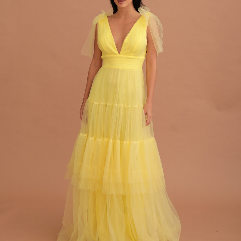 Aelia dress - yellow-null