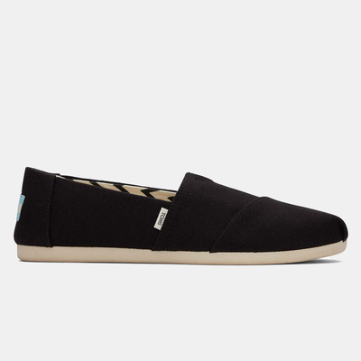 Toms women recycled cot can, Black, medium