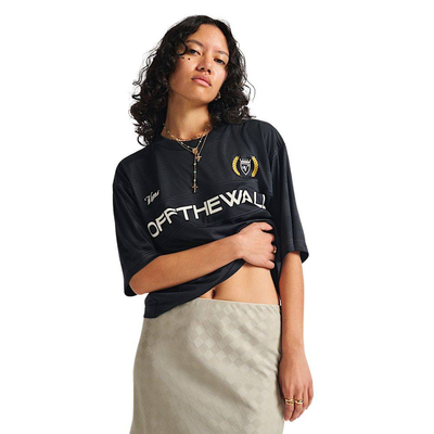 Stevies sports jersey top, Black, medium