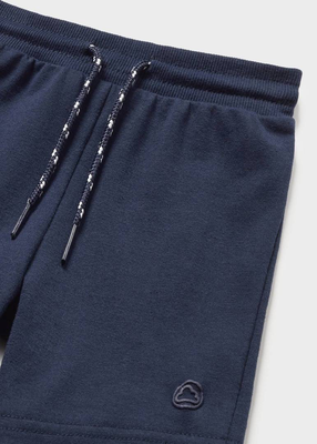 Βερμουδα φουτερ basic, Ναυτικο Blue, medium