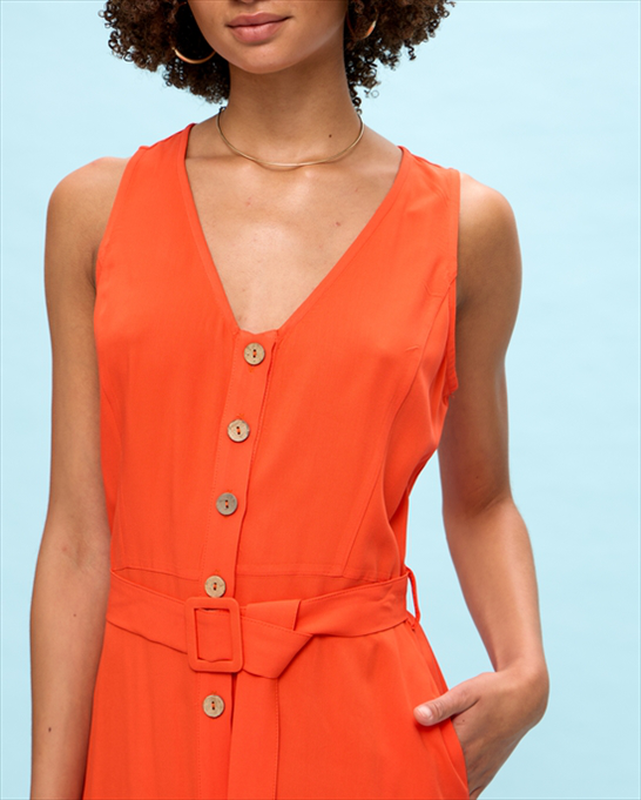 Shirt dress viscose-null