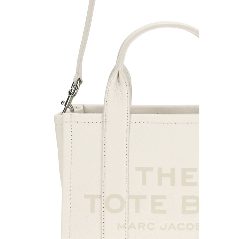 White calf leather bos taurus handbag-null