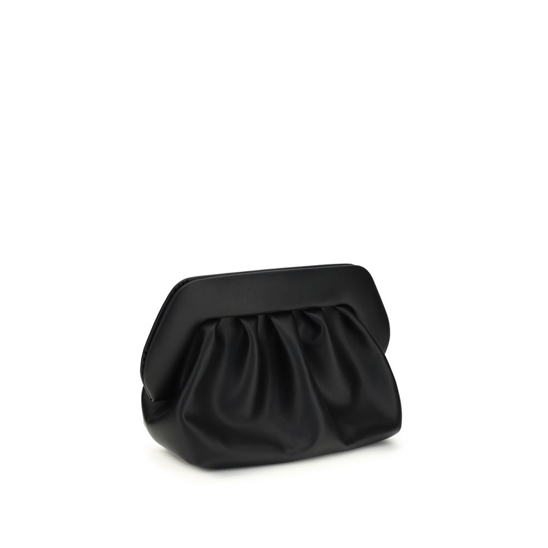 Black polyethylene clutch bag-null