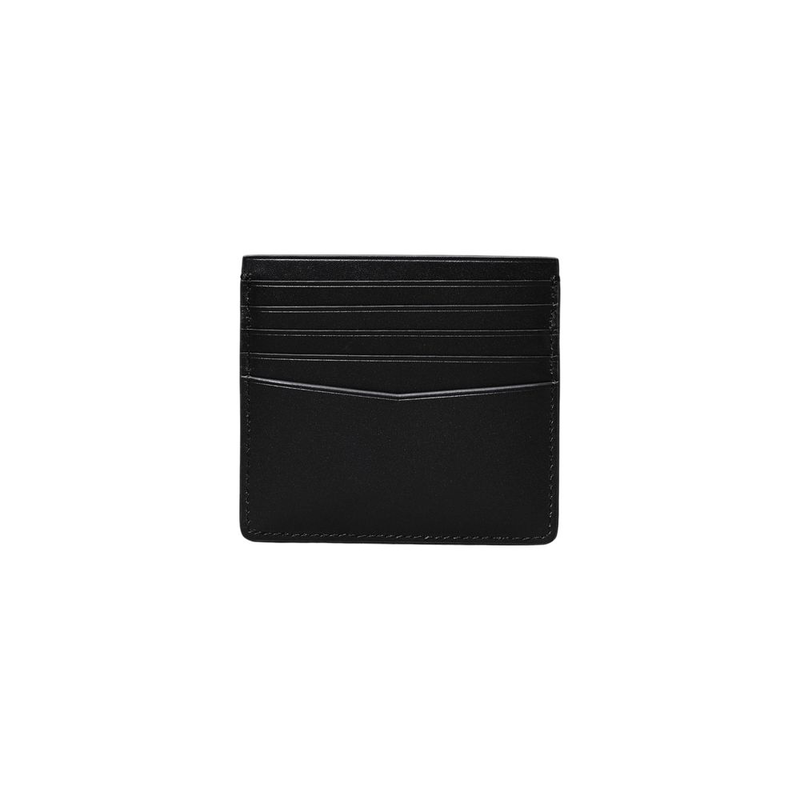 Black leather wallet-null