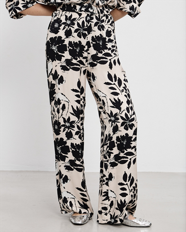 Trouser flower print-null