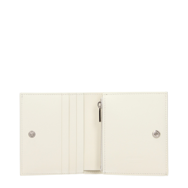 White leather wallet-null