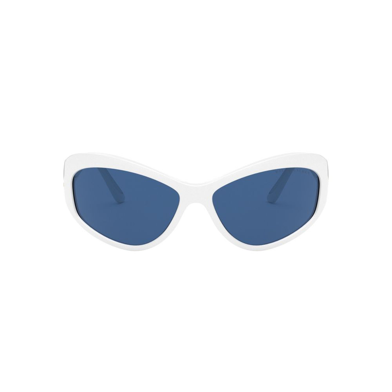 White resin sunglasses-null
