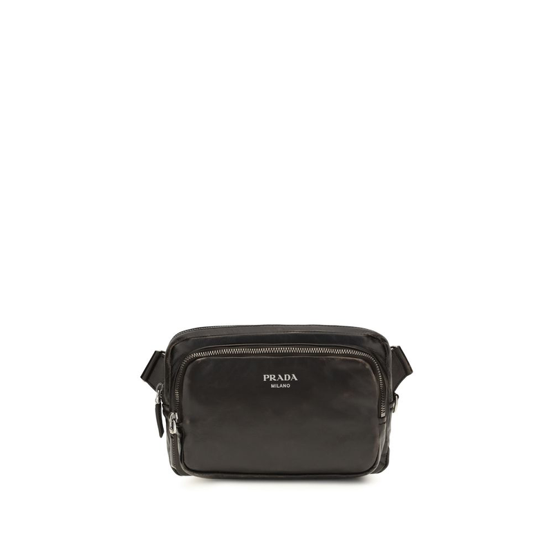 Brown calf leather bos taurus shoulder bag-null