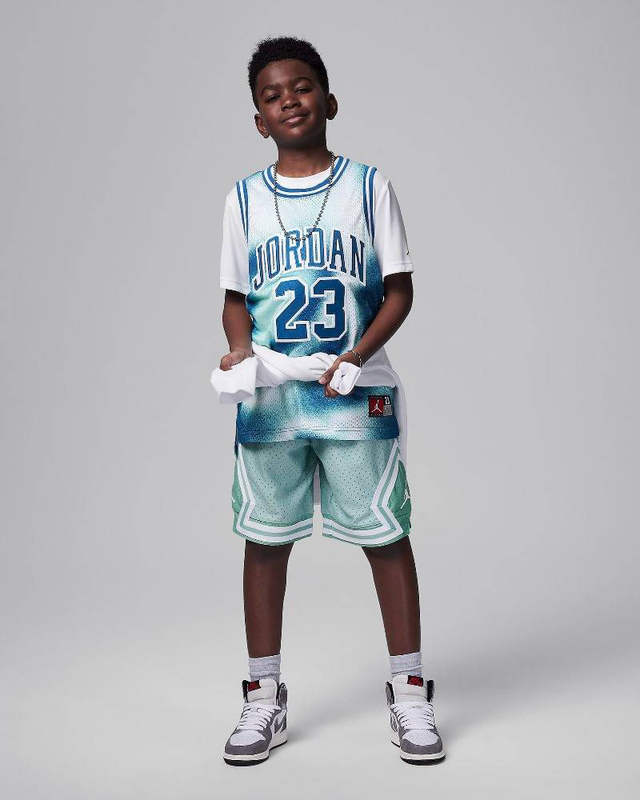 Nike jordan big kids jordan 23 aop jersey-null