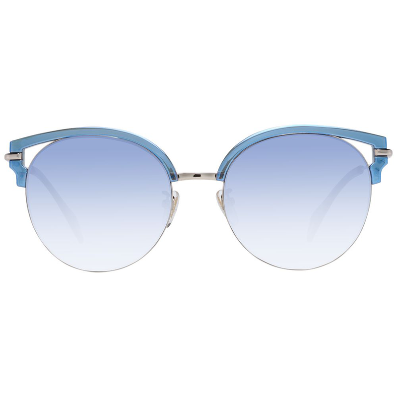 Blue metal & plastic sunglasses-null