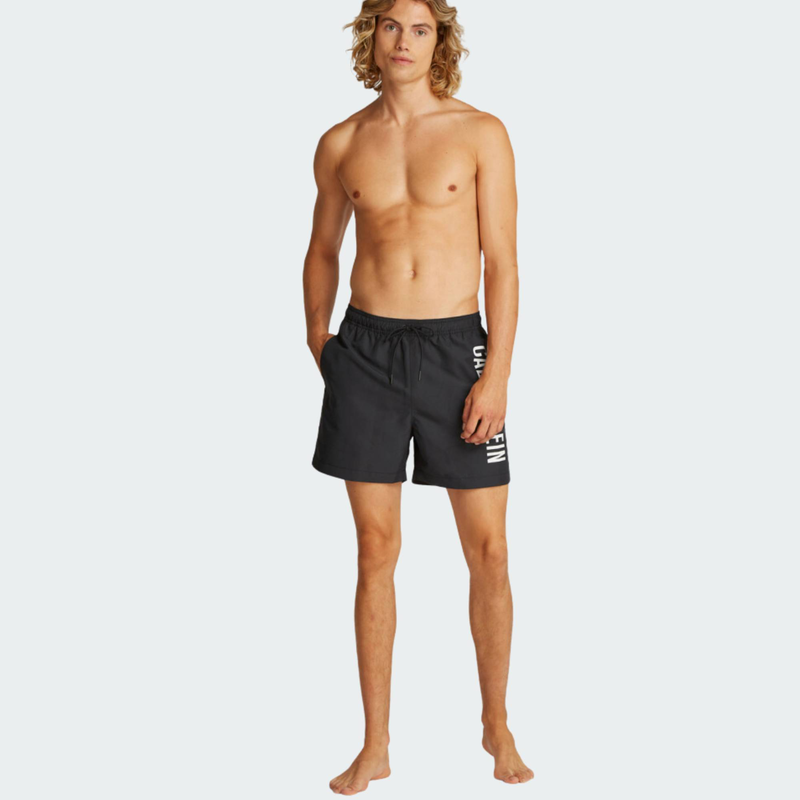 Medium drawstring swim short-null