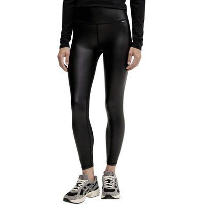 Dkny leather effect leggings 7/8, Black, medium