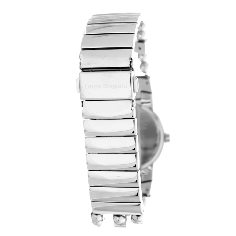 Silver stainless steel dress watch-null
