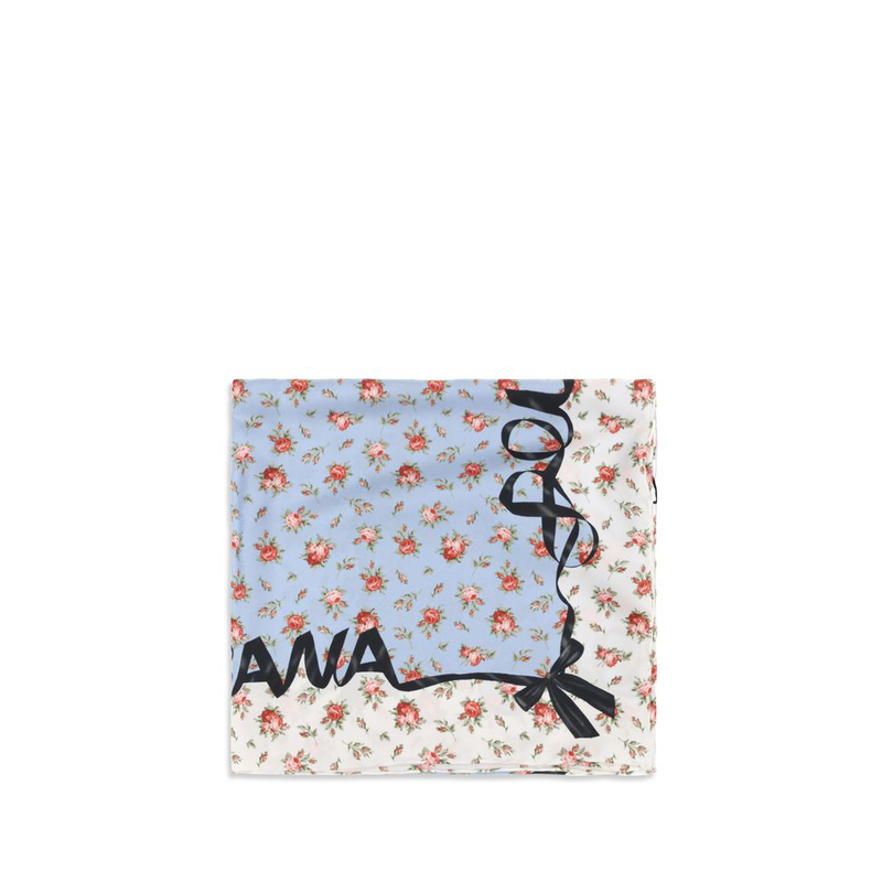 Multicolor silk scarf-null