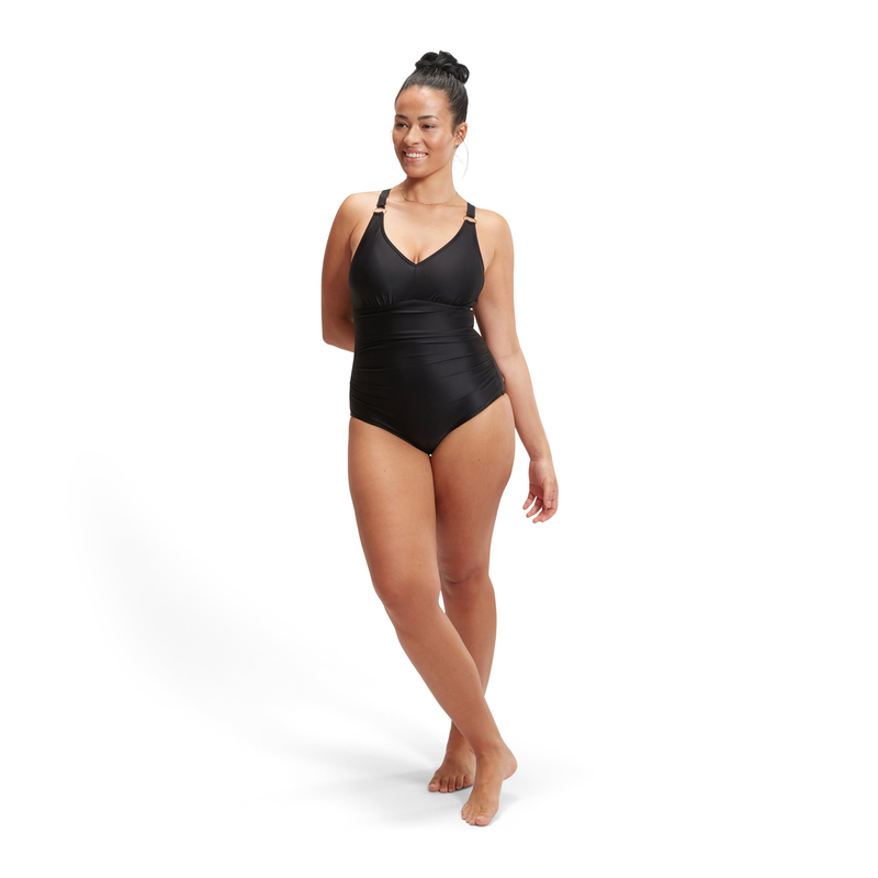 Speedo womens shaping v neck 1 piece (80037040001)-null