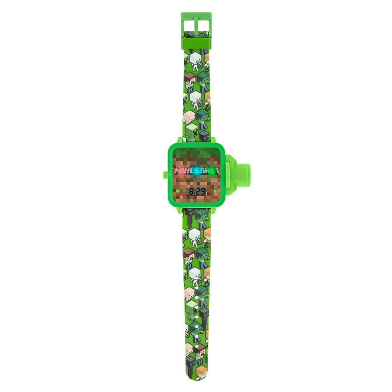 Minecraft green strap projection watch-null