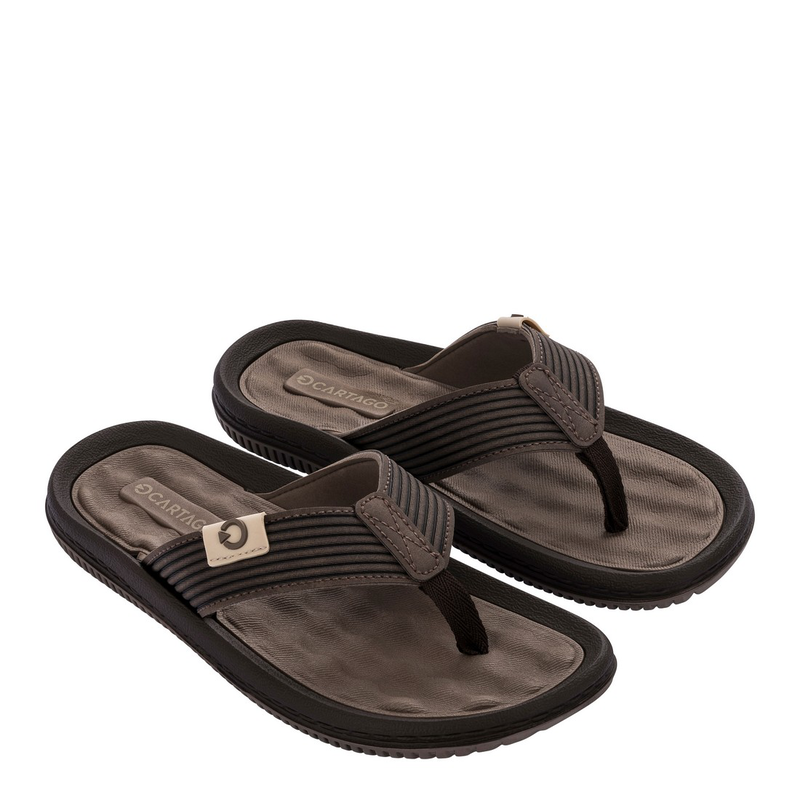 Cartago dunas vi ad thongs men flip flop brown image number null