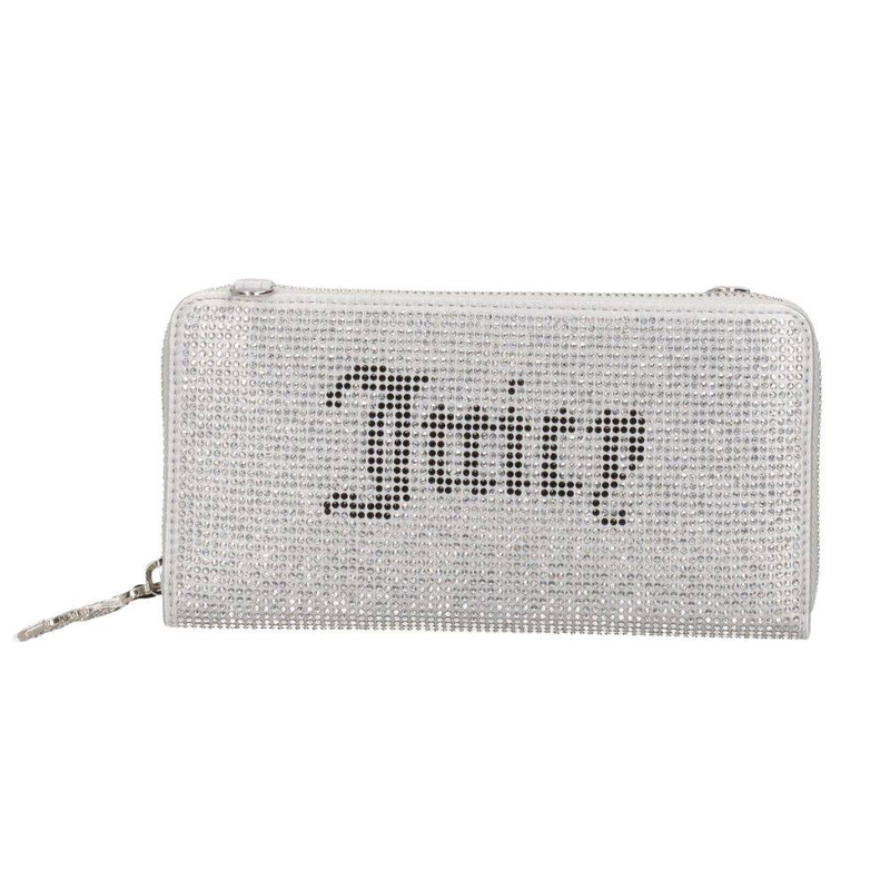 Juicy Couture mia sequin large zip wallet with metal chain-null