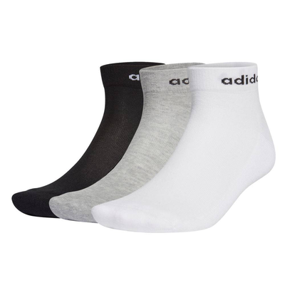 Hc ankle 3-pack, Black / White, medium