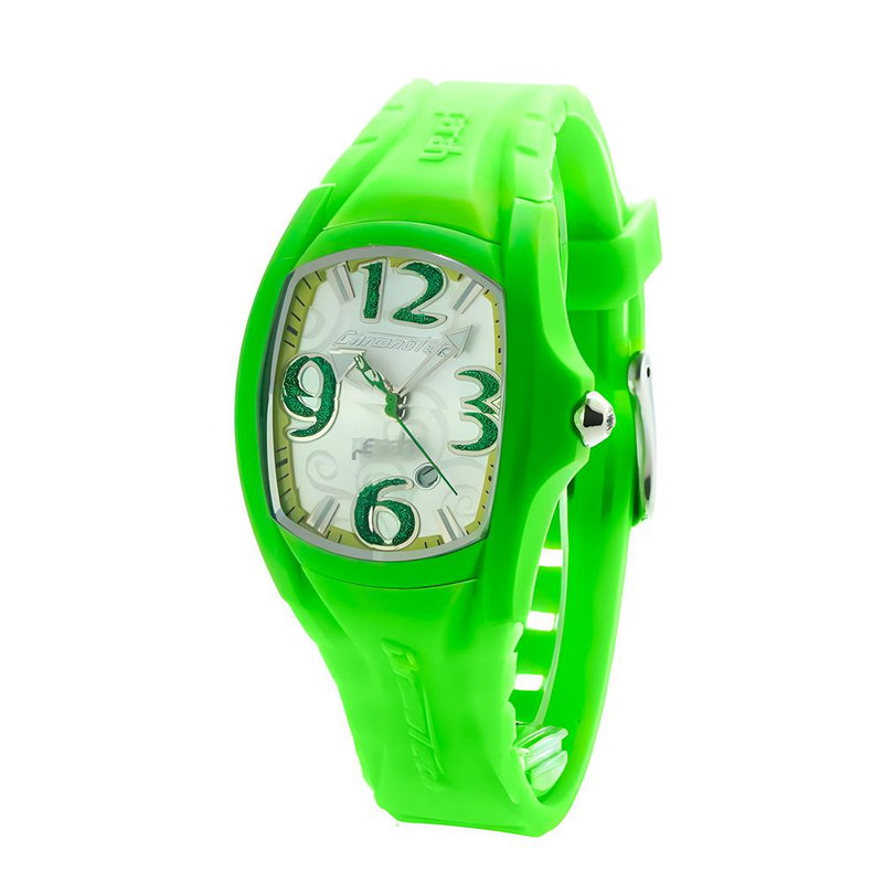 Bicolor rubber bracelet watch-null