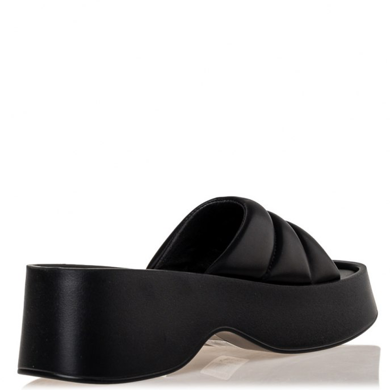 Miss nv flatform sandals - black-null