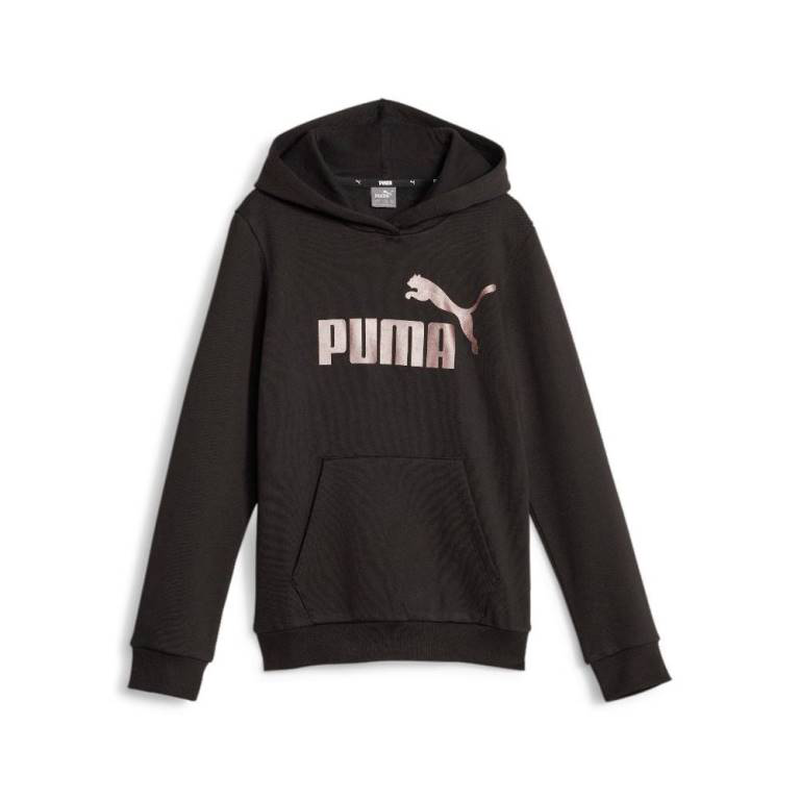 Puma ess+ logo hoodie image number null