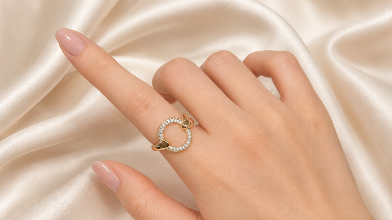 Adjustable zirconia circle ring-null