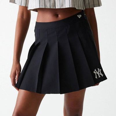 Mlb tennis skirt  york yankees, Black, medium