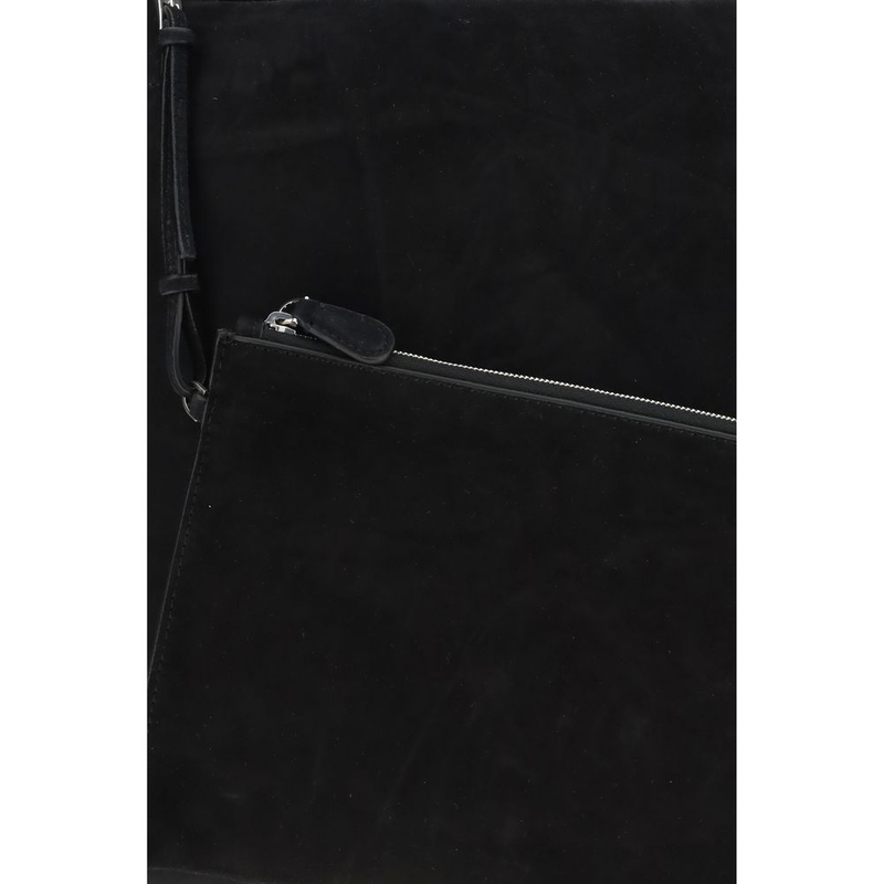Black lamb ovis aries aries shoulder bag-null