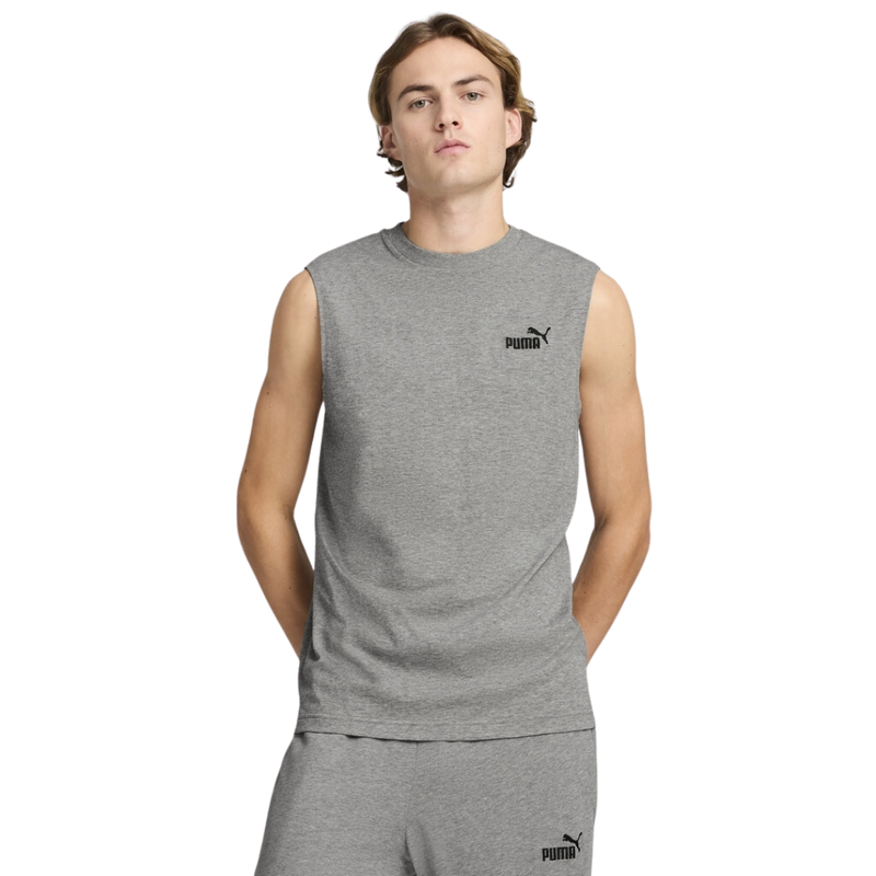 Product image: Puma essentials no. 1 logo sleeveless tee men t-shirt grey 682626-03-null