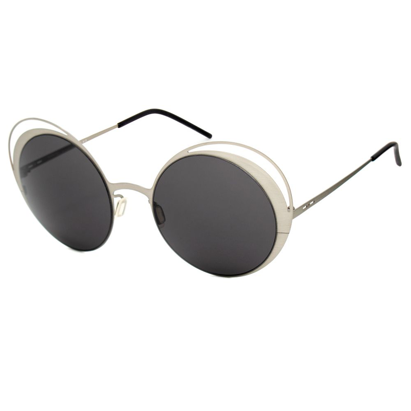 Gray metal sunglasses-null
