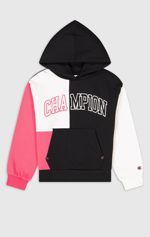 Champion girl hooded sweatshirt (404806)-black-null