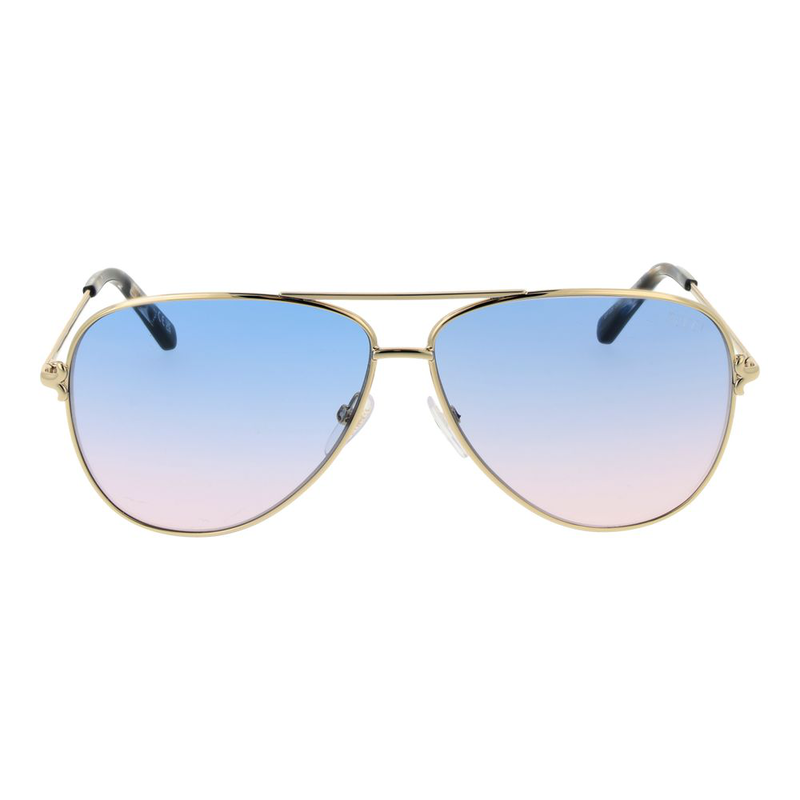Gold metal sunglasses-null