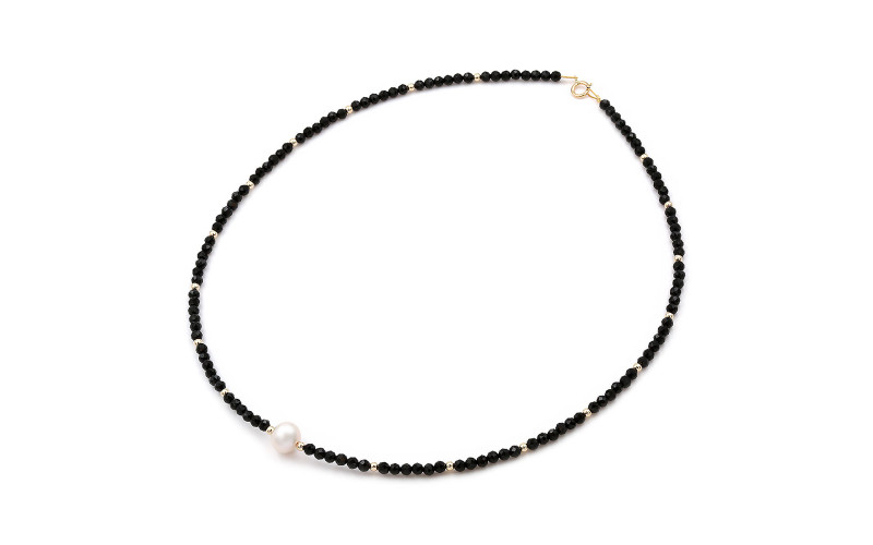 Product image: Necklace with spinel and pearl-null
